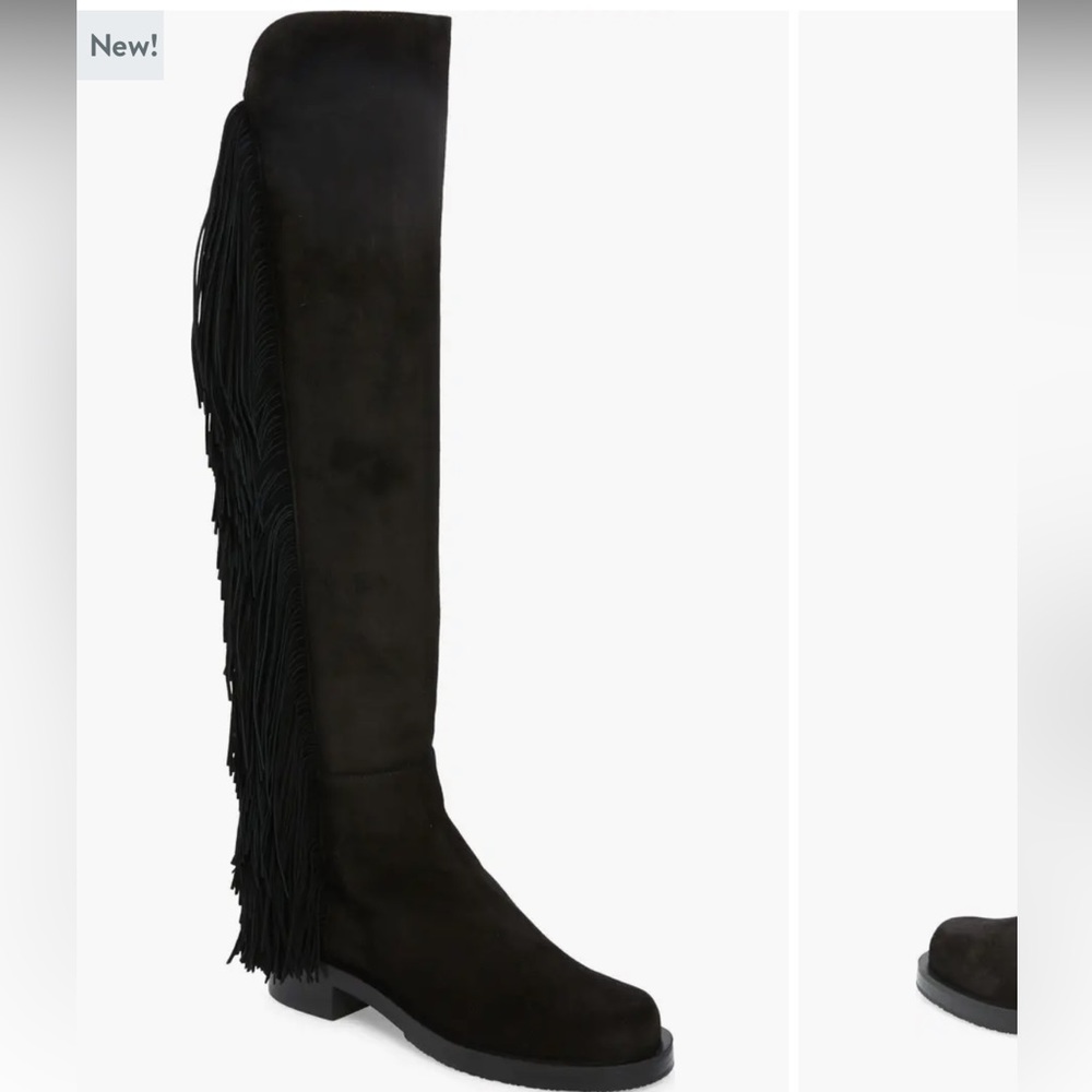 Stuart Weitzman fringe knee high boot! 8.5